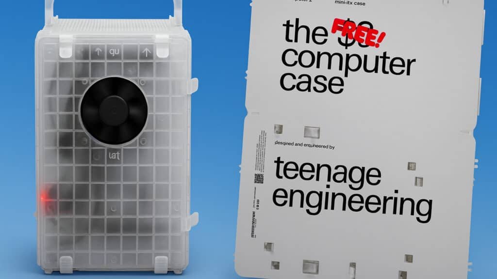 Teenage Engineering’s New PC Case Is Plastic And Free