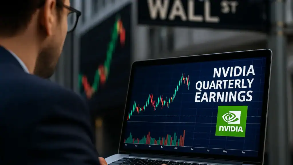 nvidia quarterly earnings wall street stock chart analysis