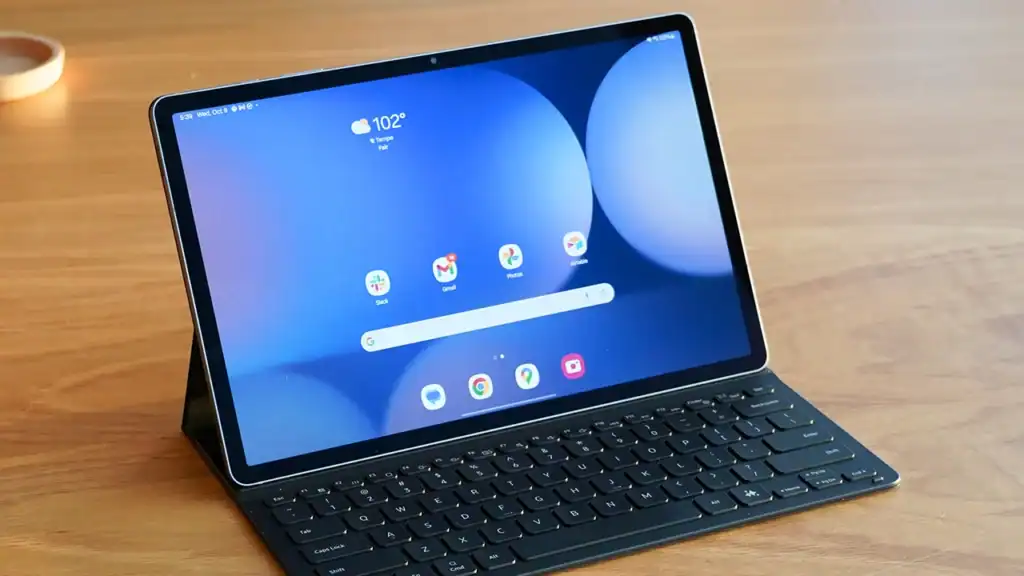 Samsung Galaxy Tab S10 Lite with S Pen on desk
