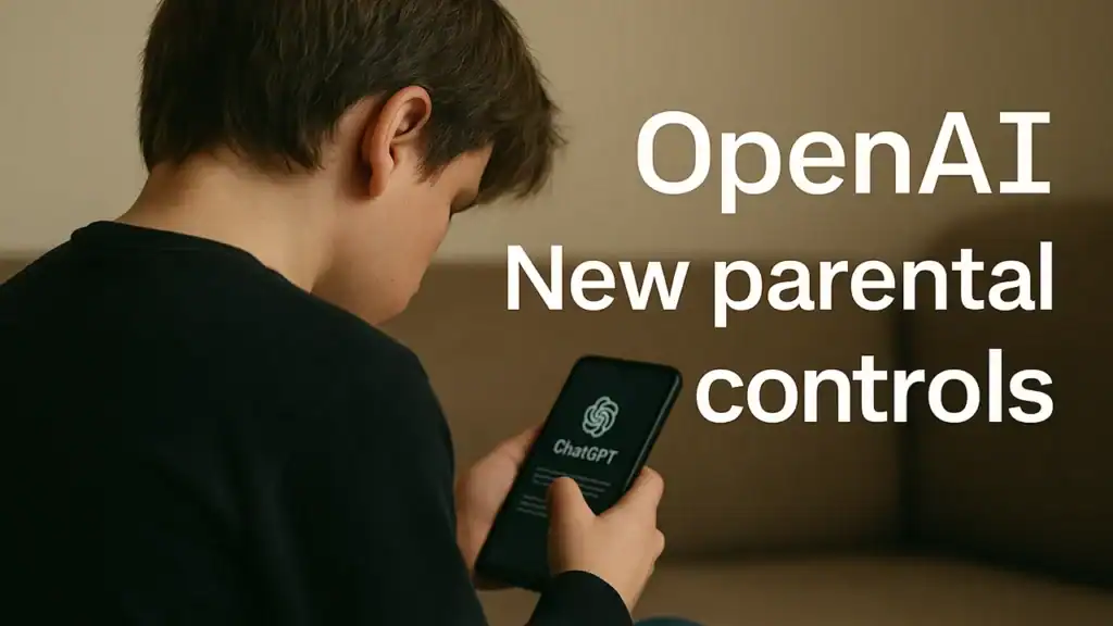 OpenAI parental controls feature for teen safety on smartphone