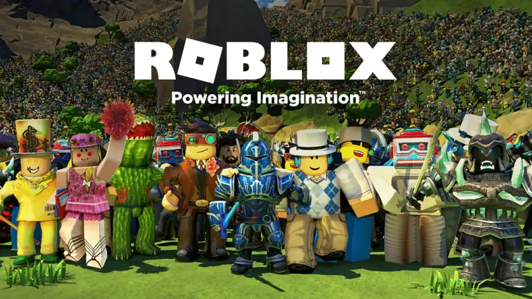 Roblox AI Levels Up – Featured image showing diverse Roblox characters with new AI-powered creativity